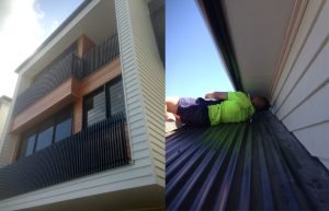 Brisbane house eaves painting