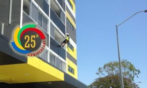 Brisbane high rise apartments exterior painting